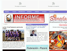 Tablet Screenshot of informeciudadano.com.ar